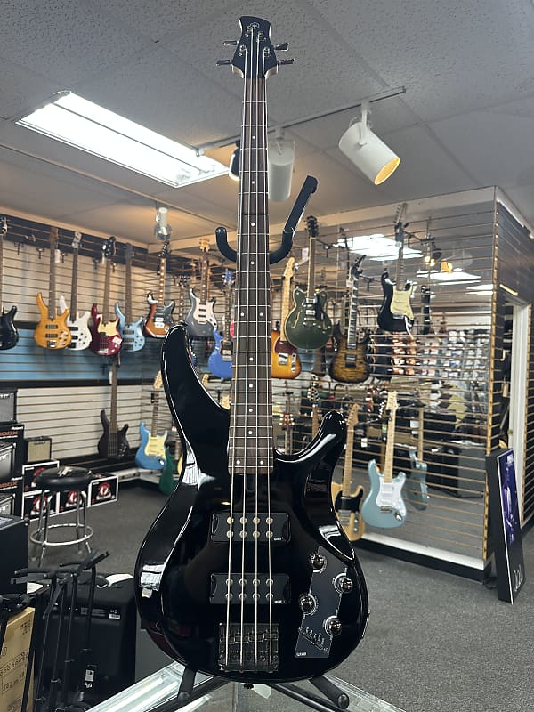Yamaha TRBX304 4-String Bass with Rosewood Fretboard - Black image 1