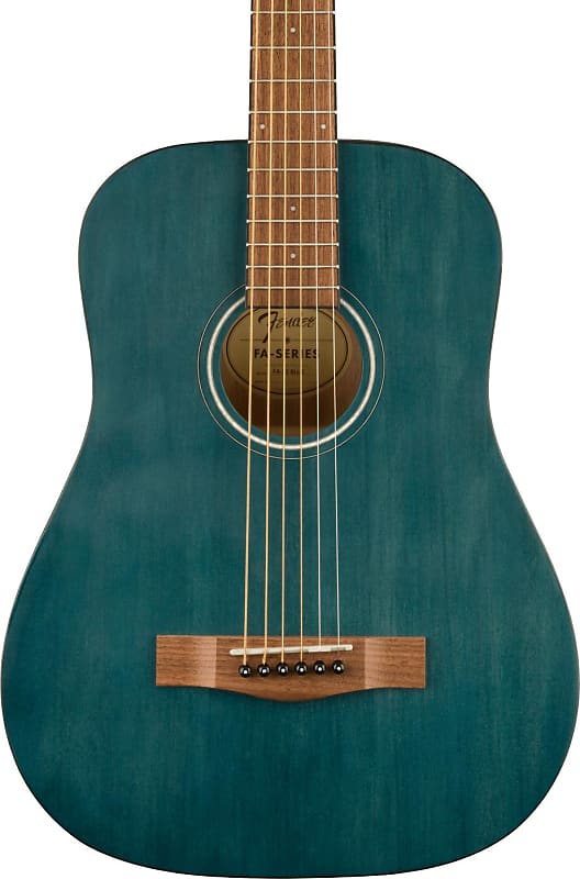 Fender FA-15 3/4 Scale Steel Acoustic Guitar - Blue image 1