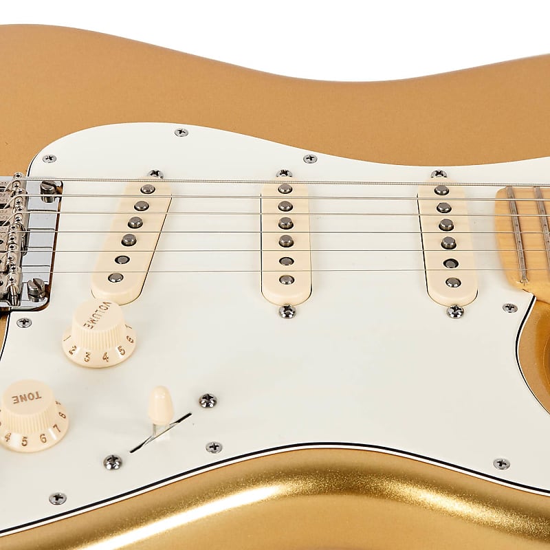 Fender FSR 60th Anniversary American Standard Stratocaster Aztec Gold 2014 image 9