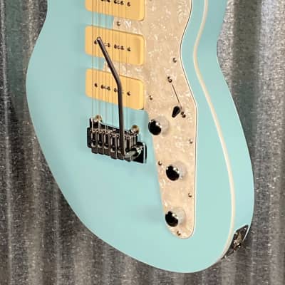 Reverend Guitars Jetstream 390 Chronic Blue Guitar #0212 image 6
