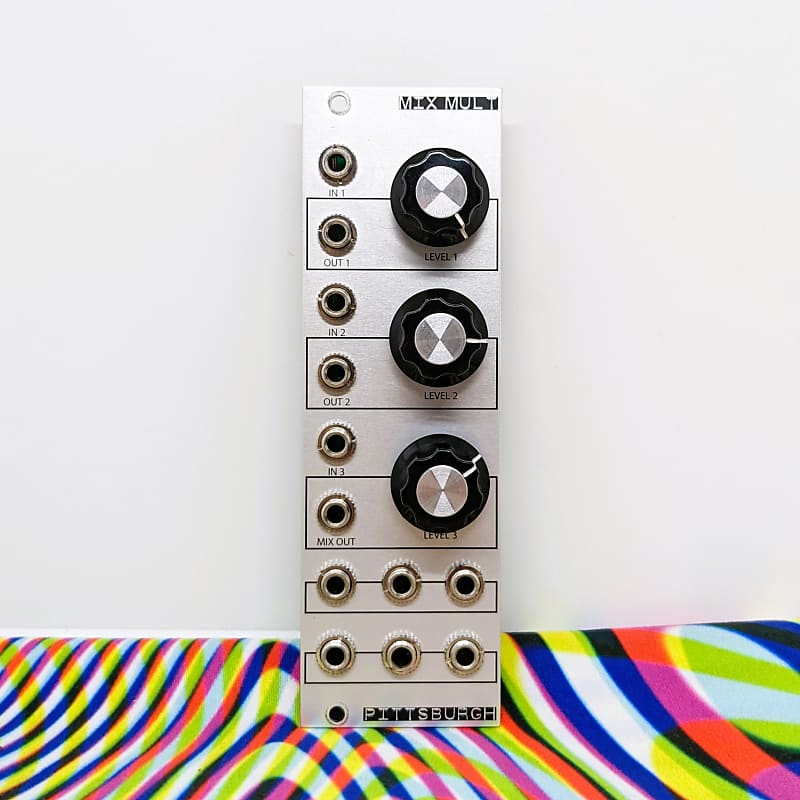 Pittsburgh Modular Mix Mult // triple attenuator/mixer and two 1:2 passive multiples image 1