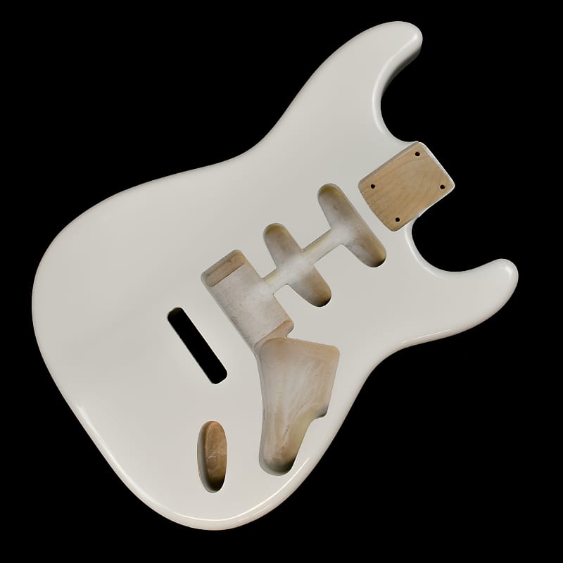 Stratocaster Compatible Body HSS - Olympic White | Reverb