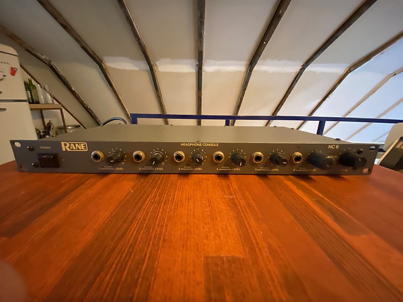 Rane HC6 Rack Mount Headphone Amp Reverb