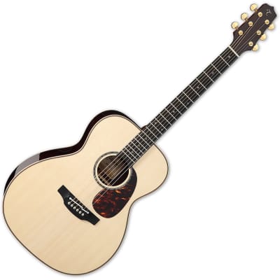 Takamine EF7M-LS OM Body Acoustic Guitar Natural image 2
