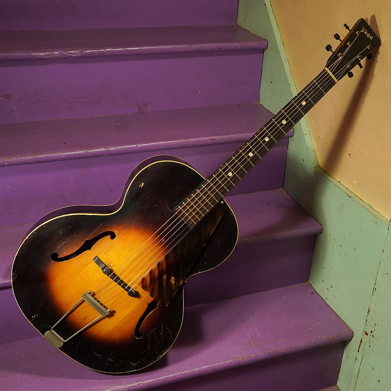 1940s Vega C-26 Carved-Top Archtop Guitar (VIDEO! Fresh Work, Ready to Go) image 1