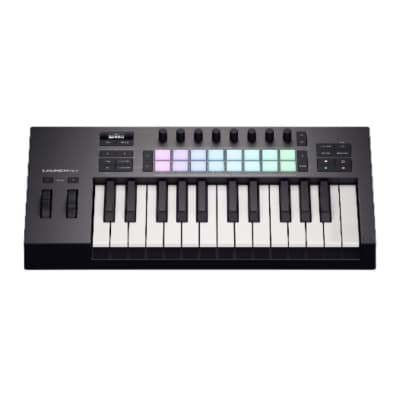 Novation Launchkey 25 MK4 25-Key USB MIDI Compact All-In-One DAW Keyboard Controller with Ableton Live 12 Lite and 16 Velocity Sensitive Pads