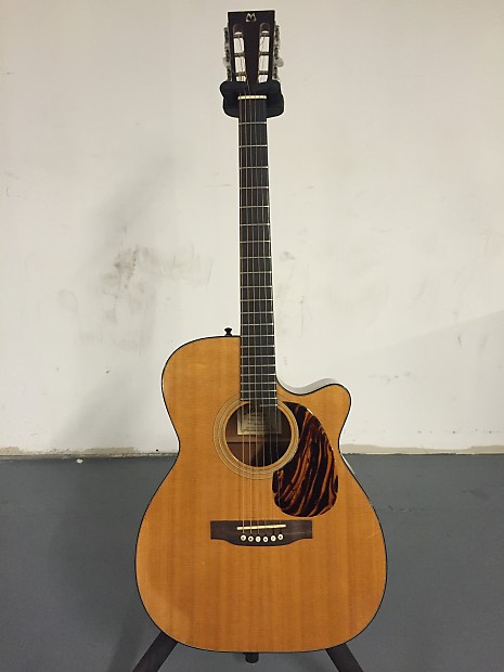 Luthier Bil Mitchell Slot Head Acoustic Electric Guitar 1995 Spruce Mahogany
