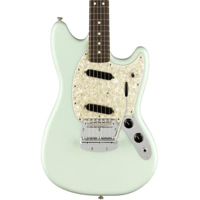 Fender American Performer Mustang - Satin Sonic Blue with Rosewood Fingerboard image 3
