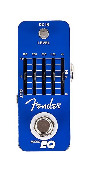 Fender Micro EQ, Blue 2016 image 1