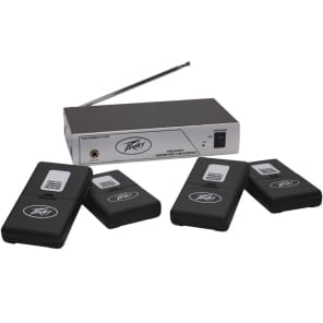 Peavey Assisted Listening System w/ 4 Receivers/Earbuds - 72.1 MHz