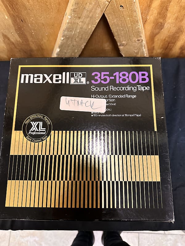 Maxell UDXL 35-180B 10 1/2 - 1/4 Tape - Used, Recorded On