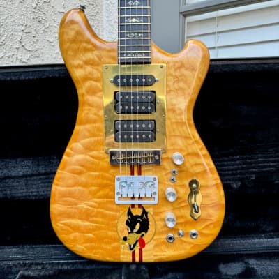 Robert Rusch Jerry Garcia Wolf Guitar Replica image 22