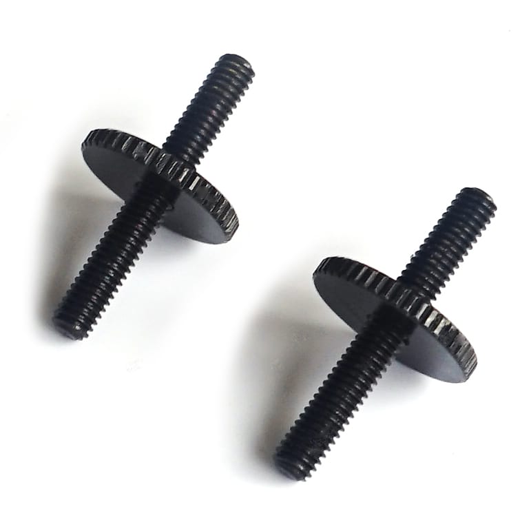 2x Thumb Wheel TuneOMatic Bridge Height Adjustment Screws Reverb