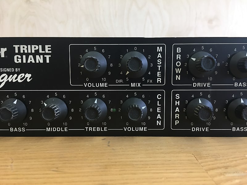 Hafler Bogner Triple Giant - Classic Three Channel Tube Preamp Rack