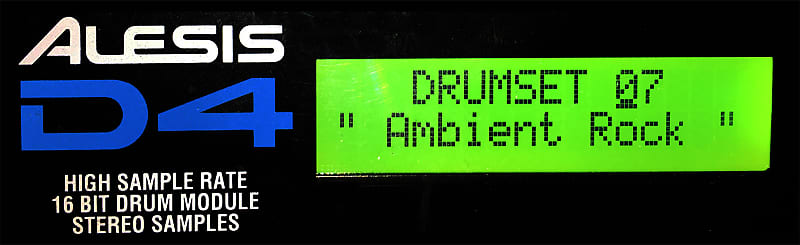 Alesis D4 LCD Display - D4 Drum Module Replacement Screen - GREEN image 1