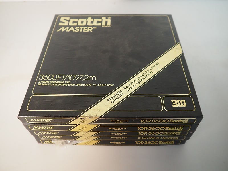 3M Scotch 10.5 (1/4) Take Up Audiotape Reel to Reel Tape Decks