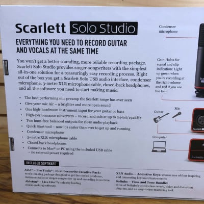 Focusrite Scarlett Solo Studio Pack 3G image 3