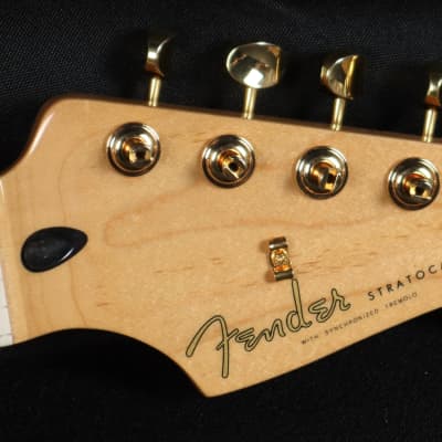 Fender Stratocaster Strat Electric Guitar Neck w/ Gold Tuners image 2