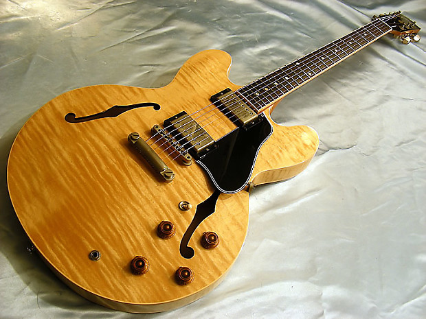 Gibson Memphis ES-335 DOT Satin 2005年製 2005 Gibson Memphis ES-335 Dot Antique Natural w/ 57 Classic