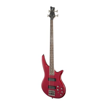 Jackson JS Series Spectra Bass JS3 4-String Electric Bass Guitar with Laurel Fingerboard (Right-handed, Metallic Red) image 3