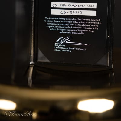 Gibson Custom Shop CS-336 Fantastic Four Marvel Collectors 1 of 1 image 10