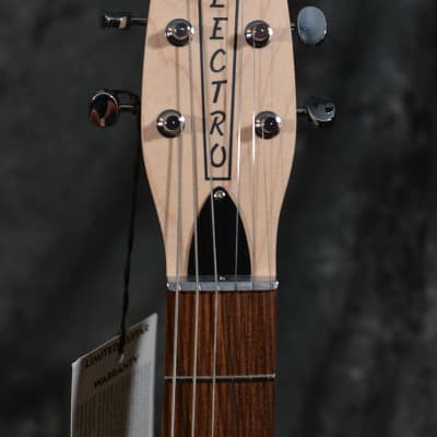 Danelectro Convertible Acoustic Electric Guitar Sunburst NEW w minor Finish blem FAST Shipping image 2