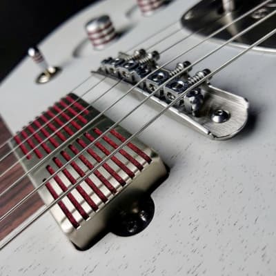 Tao Guitars T-Bucket "Cedar Beach" Grey/Red, Mastery Vibrato & Bridge 2020/NEW (Authorized Dealer) image 13