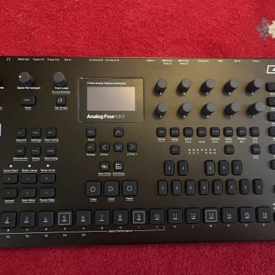Elektron Analog Four MKII 4-Voice Tabletop Analog Synthesizer 2020 - Present - Black