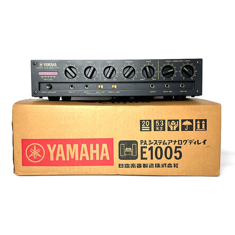 Yamaha E1005 with Original Box u0026 Manual Analog Delay Vintage Early 80's  with MN3005 BBD Chip