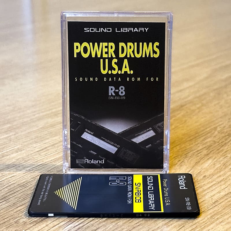 Roland R-8 / R-8m / R-8 MKII | SN-R8-09 POWER DRUMS USA | Waveform ROM Voice Card | image 1