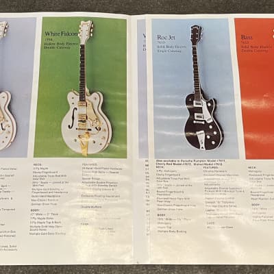 Gretsch Guitar Brochure 1970’s image 3