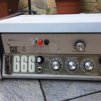Meazzi Guitar Head Amplifier 666 Vintage Analog Tape Echo Western Sound image 5