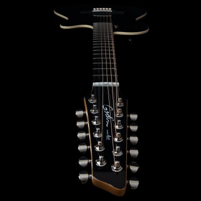 Godin A12 Black HG  Electric Acoustic 12 String Guitar image 7