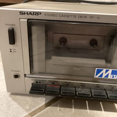Sharp RT-10 Cassette Deck - For Parts/Repair - Door Jammed | Reverb
