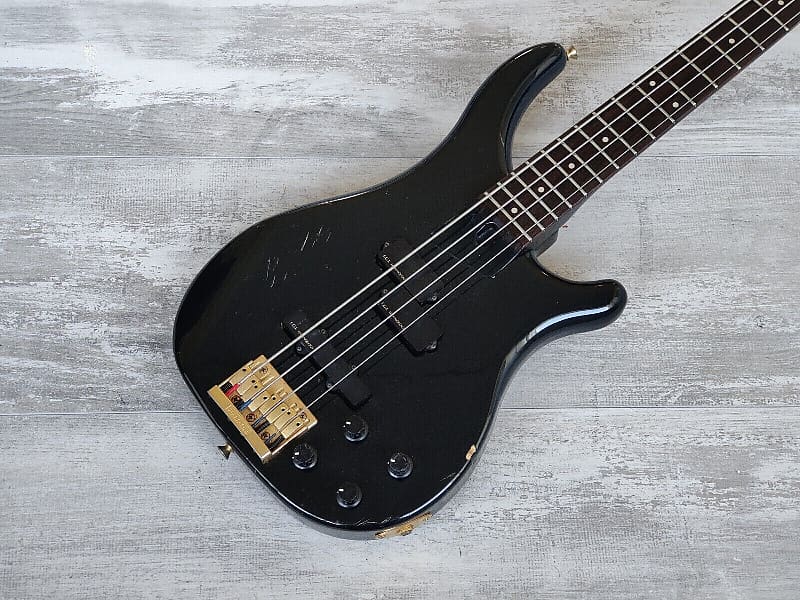 1990's Fernandes Japan FRB-65 Revolver Active Bass (Black) | Reverb