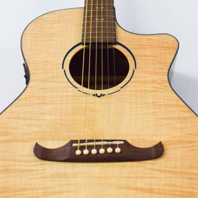 Fender FA-345CE Auditorium Acoustic-electric Guitar - Natural image 3
