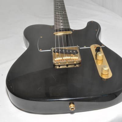 Fender JapanTLG80-60 '80 Black & Gold Telecaster Electric Guitar Ref No.6067 image 8