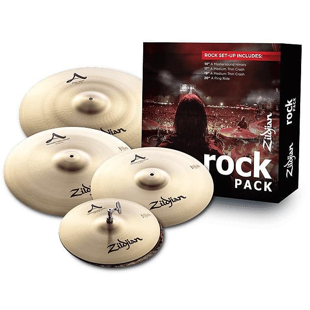 Zildjian A Series Rock Cymbal Pack A0801R 642388316818 image 1