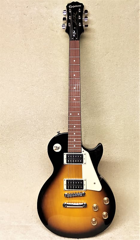 Epiphone Les Paul 100サンバースト Amazon.com: Epiphone Les Paul-100 E1, Vintage Sunburst