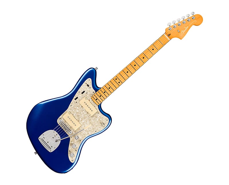 Used Fender American Ultra Jazzmaster - Cobra Blue w/ Maple Fingerboard image 1