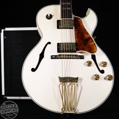 Gibson L4 10th Anniversary - Diamond White/Engraved Gold Guitar image 1