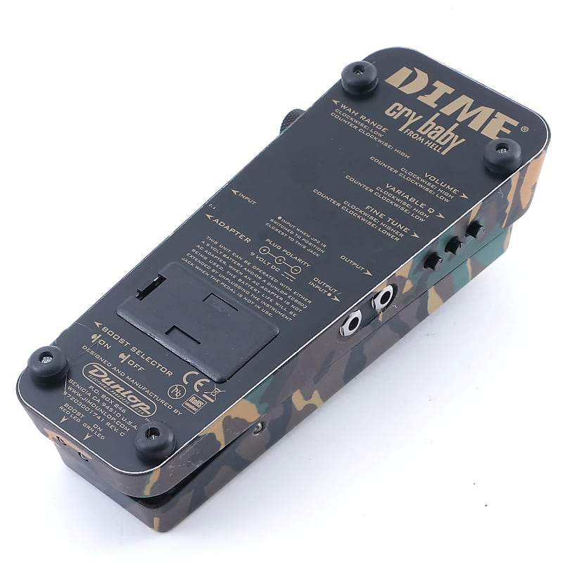 Dunlop DB01 Dimebag Signature Cry Baby From Hell Wah | Reverb Dunlop DB01 Dimebag Signature Cry Baby From Hell Wah | Reverb