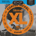 D'Addario EXP140 NY Steel Coated Nickel Light Top Heavy Bottom Electric Guitar Strings  10-52