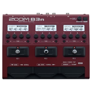 Zoom B3N Multi-Effects Bass Processor