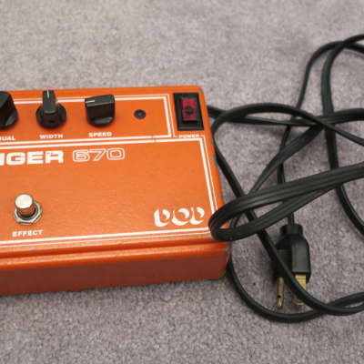 DOD Flanger 670 USA made BBD analog flange pedal image 2