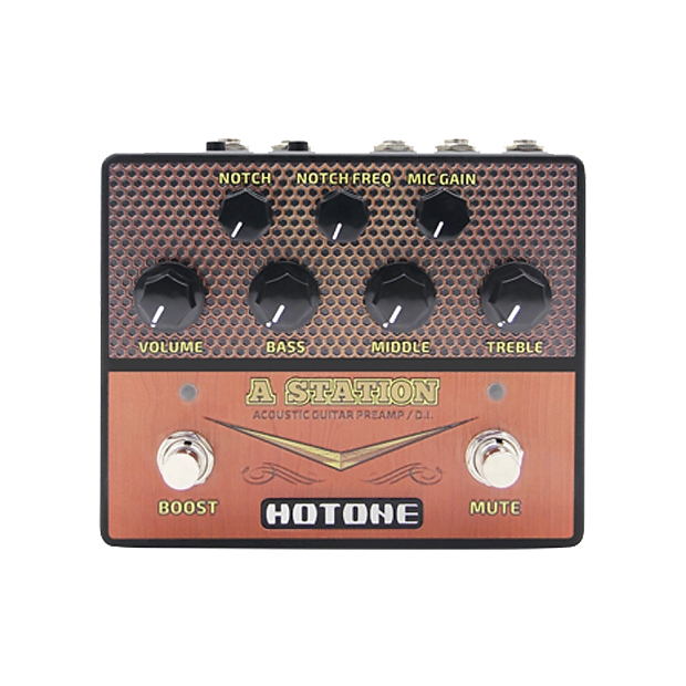 Hotone A Station Acoustic Guitar Preamp/DI image 1