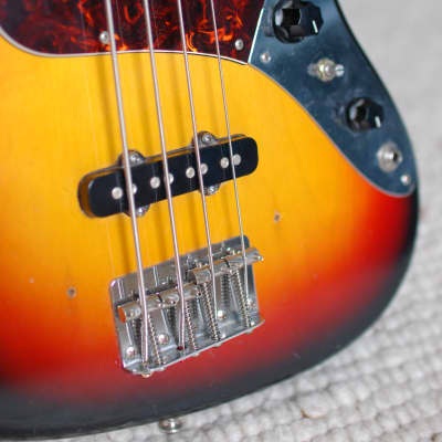 El Maya Electric Bass Fretless MIJ 1980 Sunburst Jazz Bass Vintage Japan imagen 6