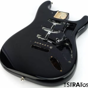 2016 American Fender CLAPTON Strat BODY USA Stratocaster Guitar Black SALE! image 2