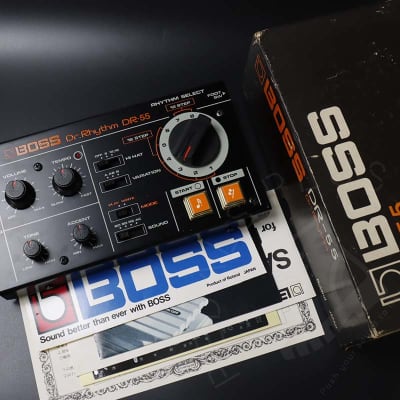 Boss DR-55 Dr. Rhythm w/ original box, manual, stickers
