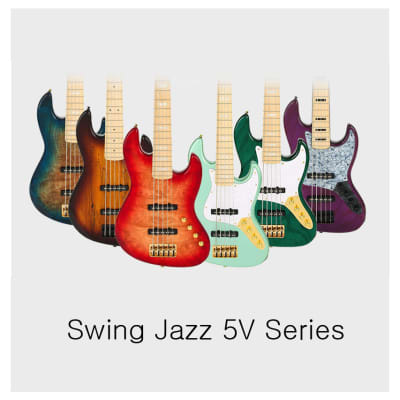 Swing Jazz 5V Series Electric Bass Guitar 2019 | Reverb